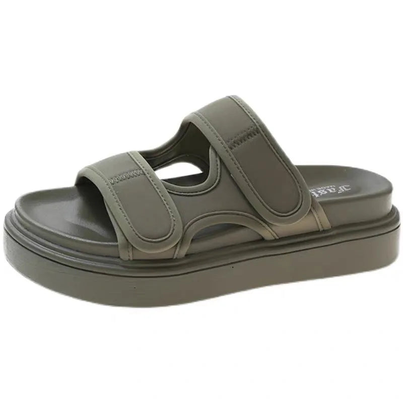 Comfy Women's Summer Beach Sandals – Thick Sole Slides
