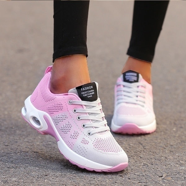 Breathable Mesh Women's Running Sneakers