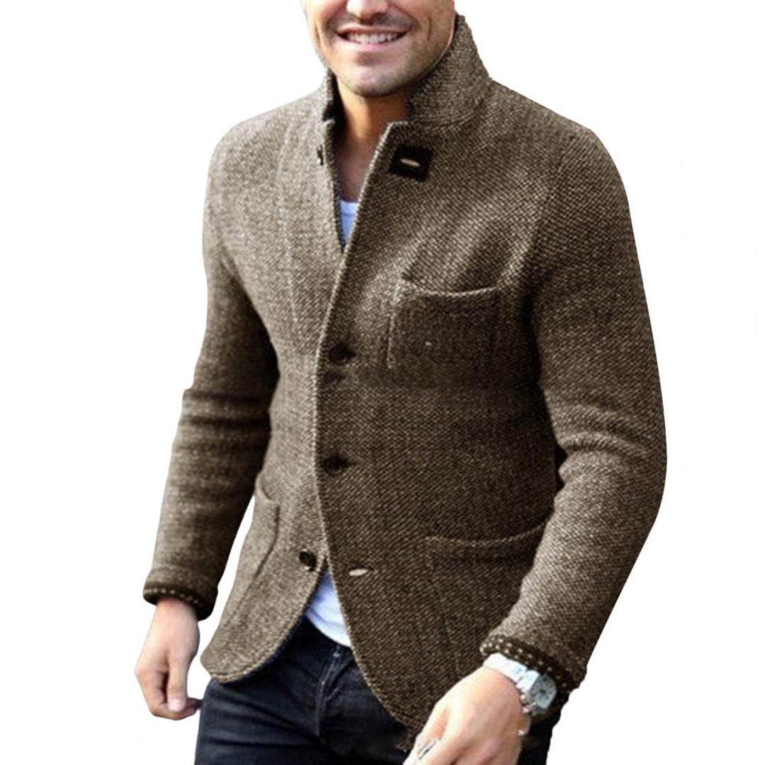 Relaxed Fit Men's Casual Button Down Jacket