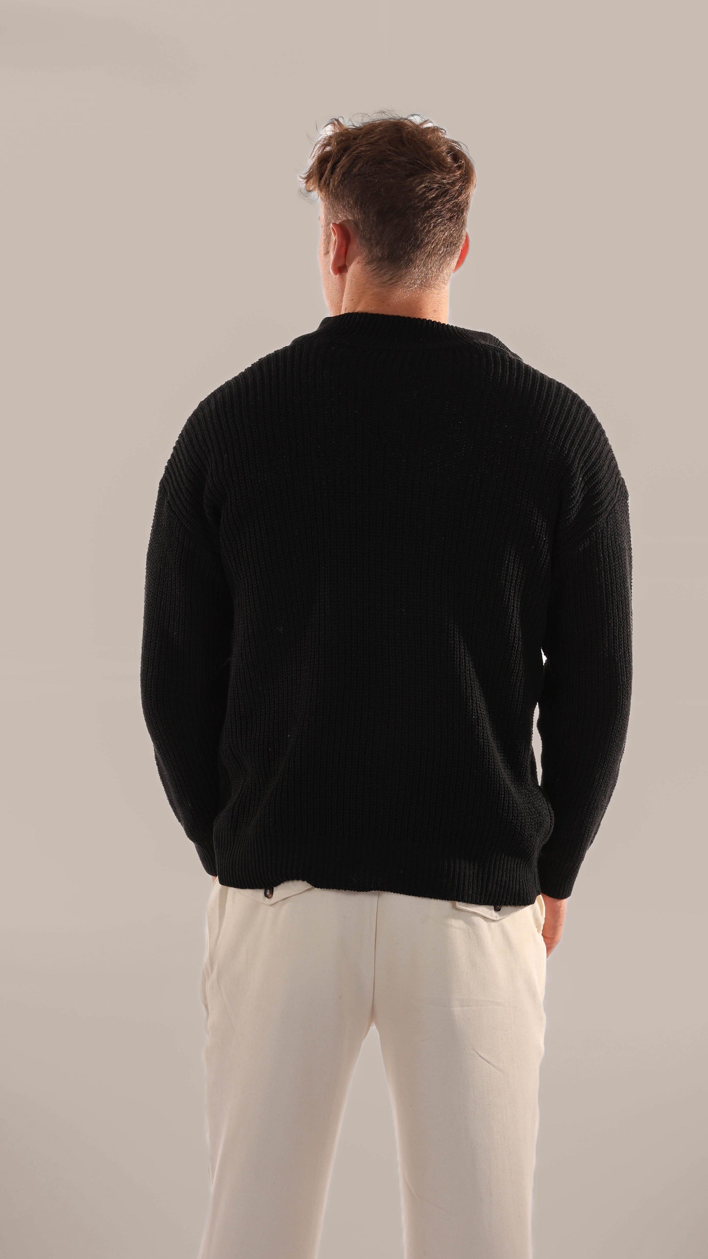 Men’s Half Zip Knitted Jumper