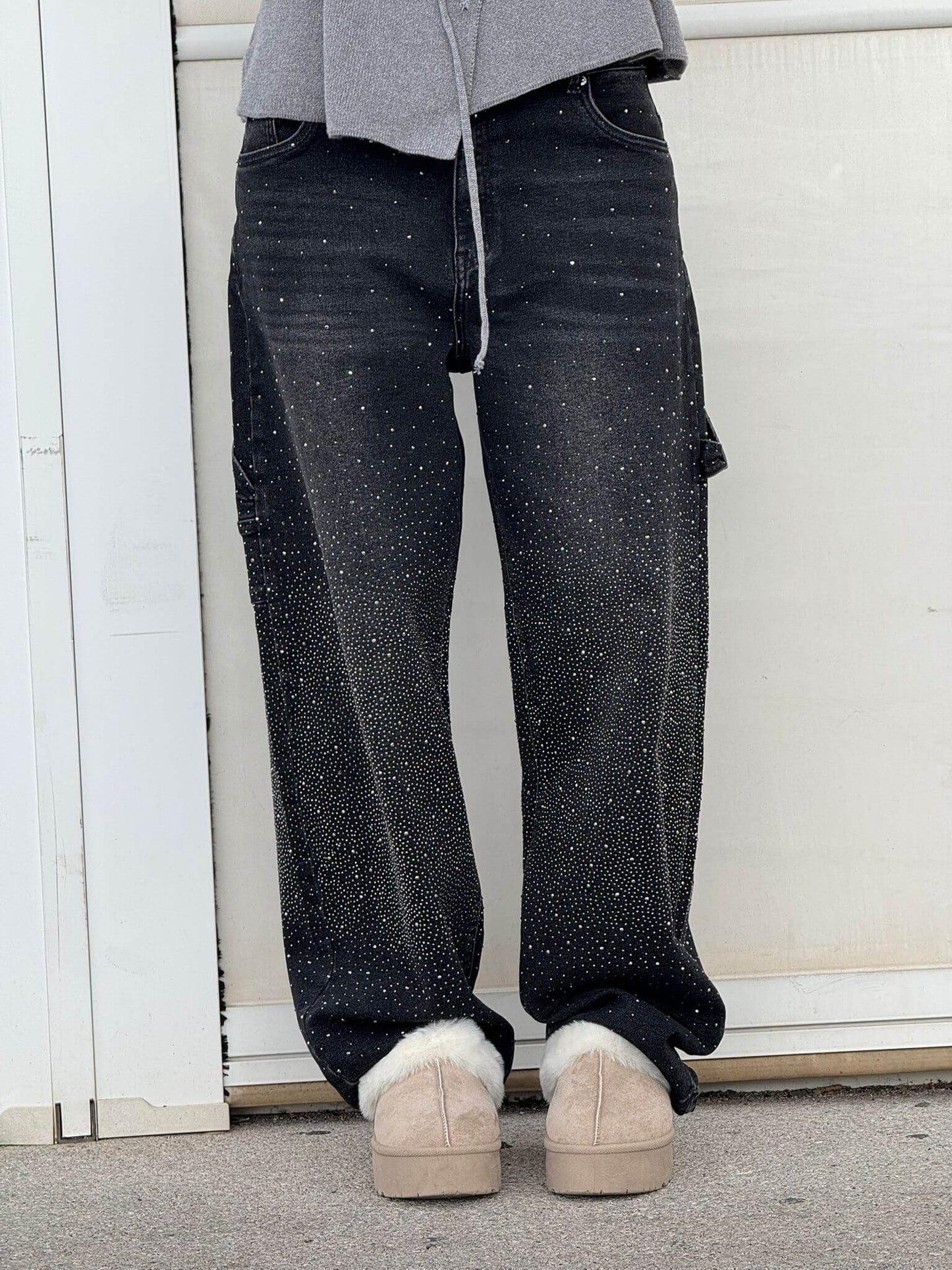 Classic Dark Wash High Waist Women's Jeans