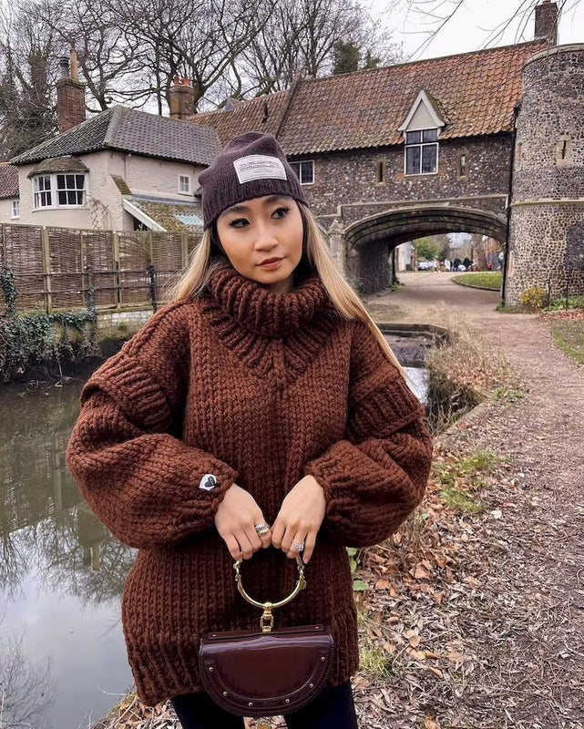 Josiane | Oversized sweater for women | Winter