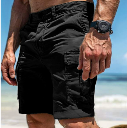 Relaxed Fit Men's Cargo Shorts - Comfortable Everyday Wear
