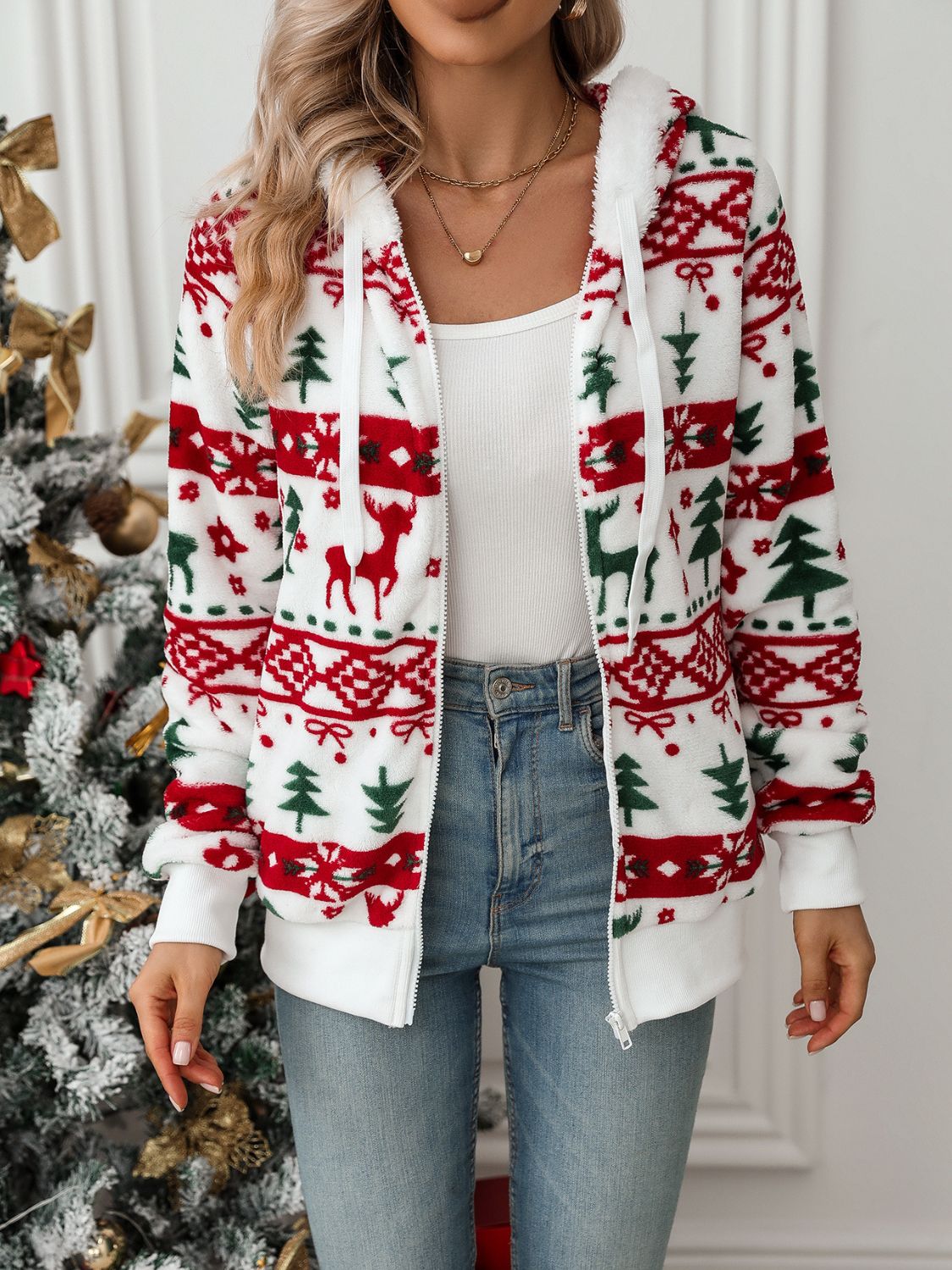 Ladies Christmas Hoodie | Warm, festive and totally in the mood