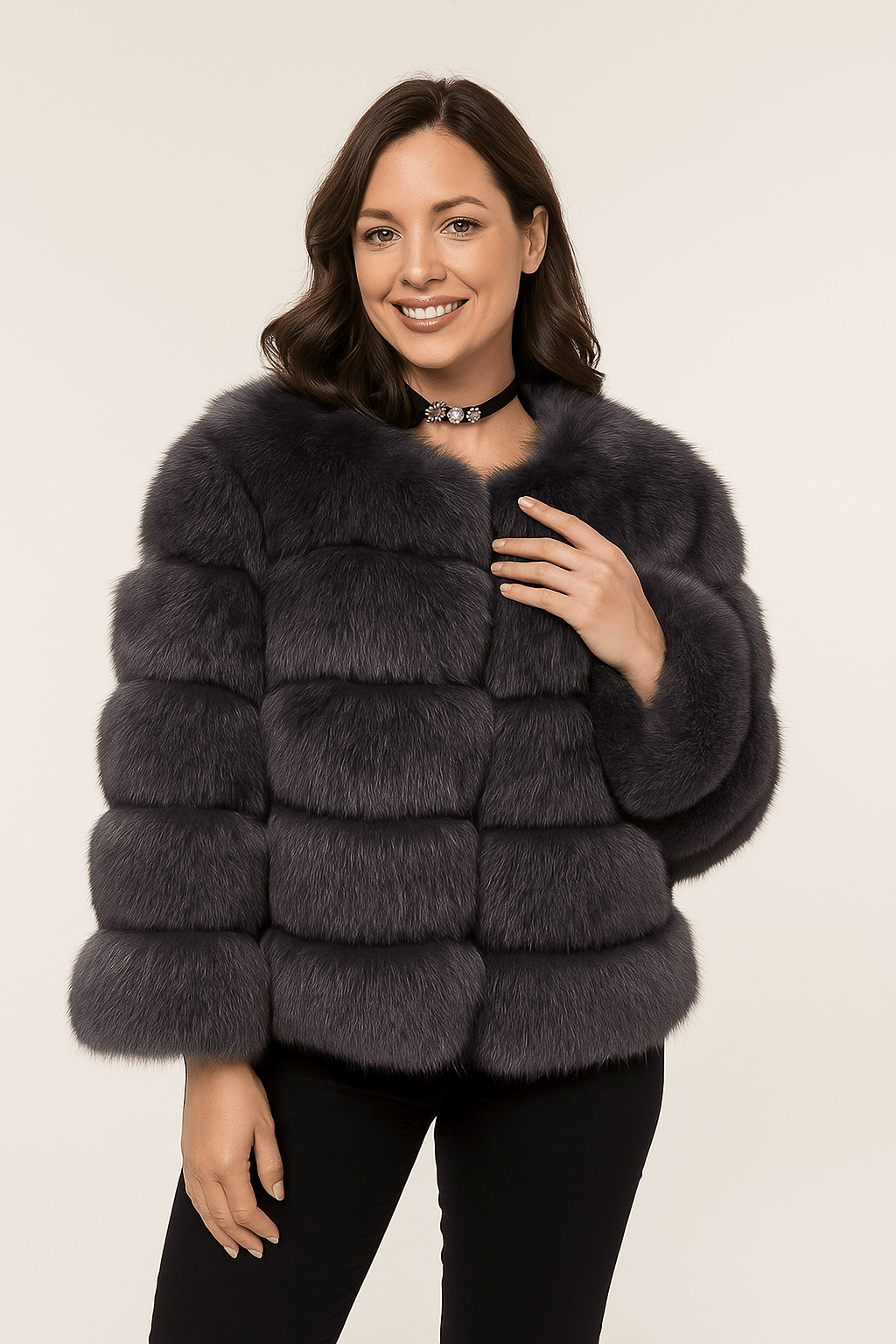 Kirsten | Women's Warm Short Fluffy Winter Jacket