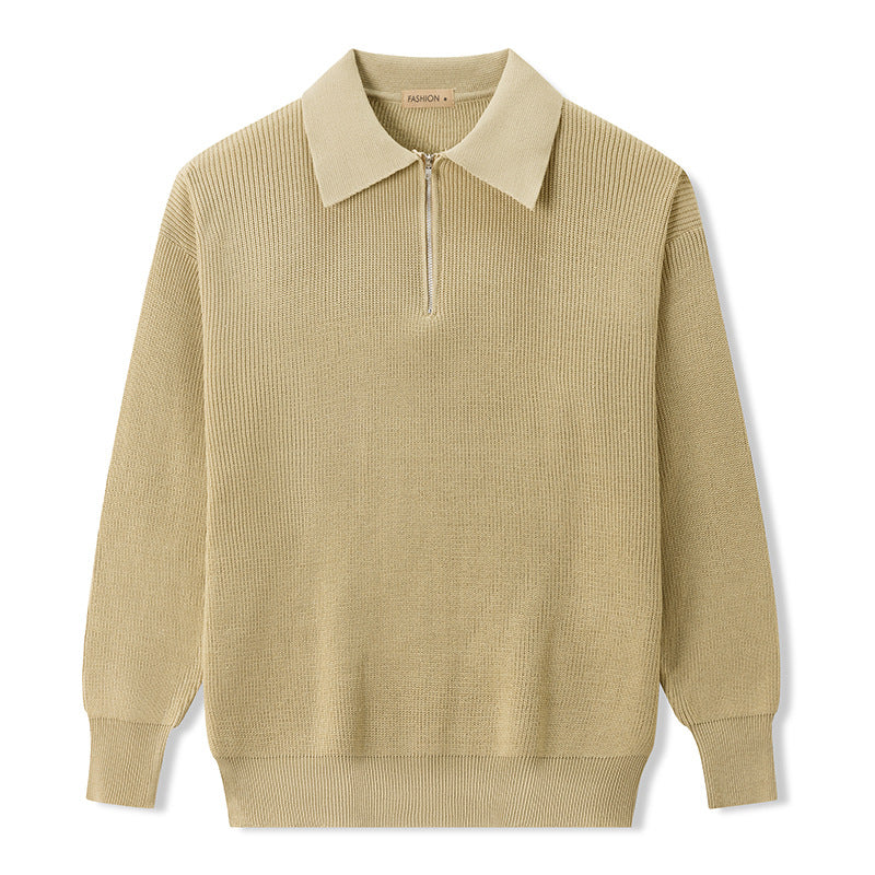 Men’s Casual Half Zip Knit Sweater