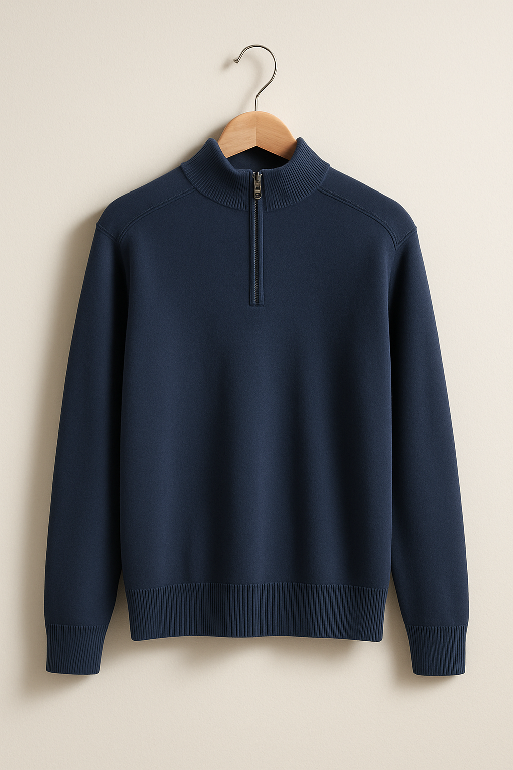 Men’s Cashmere Semi High Neck Sweater