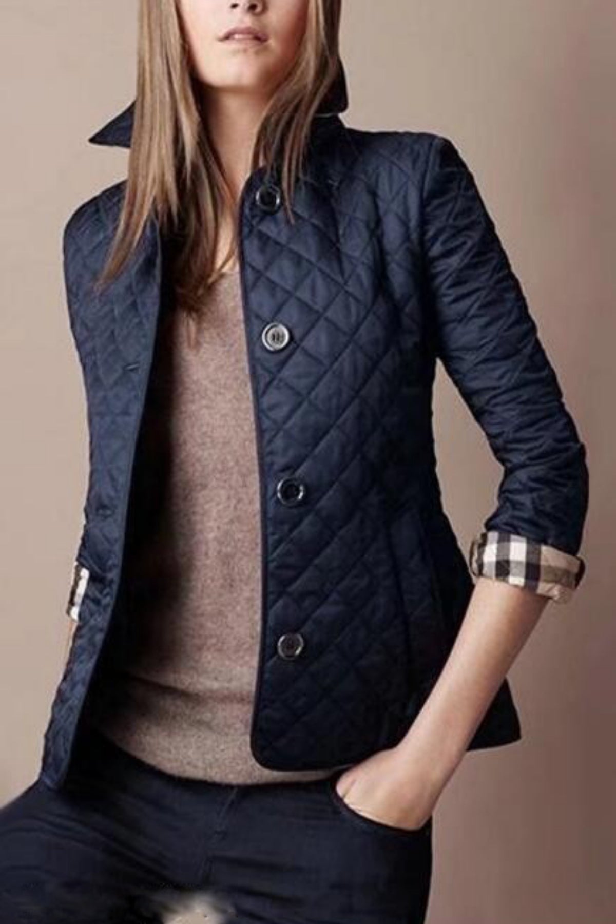 Sienna | Lightweight Women’s Winter Puffer Jacket with Classic Buttons