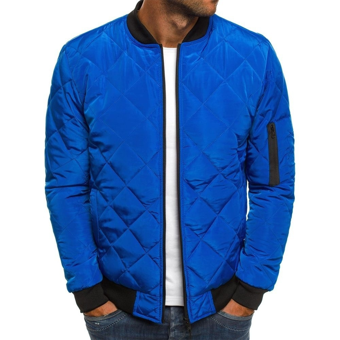 Warm Padded Mens Bomber Jacket