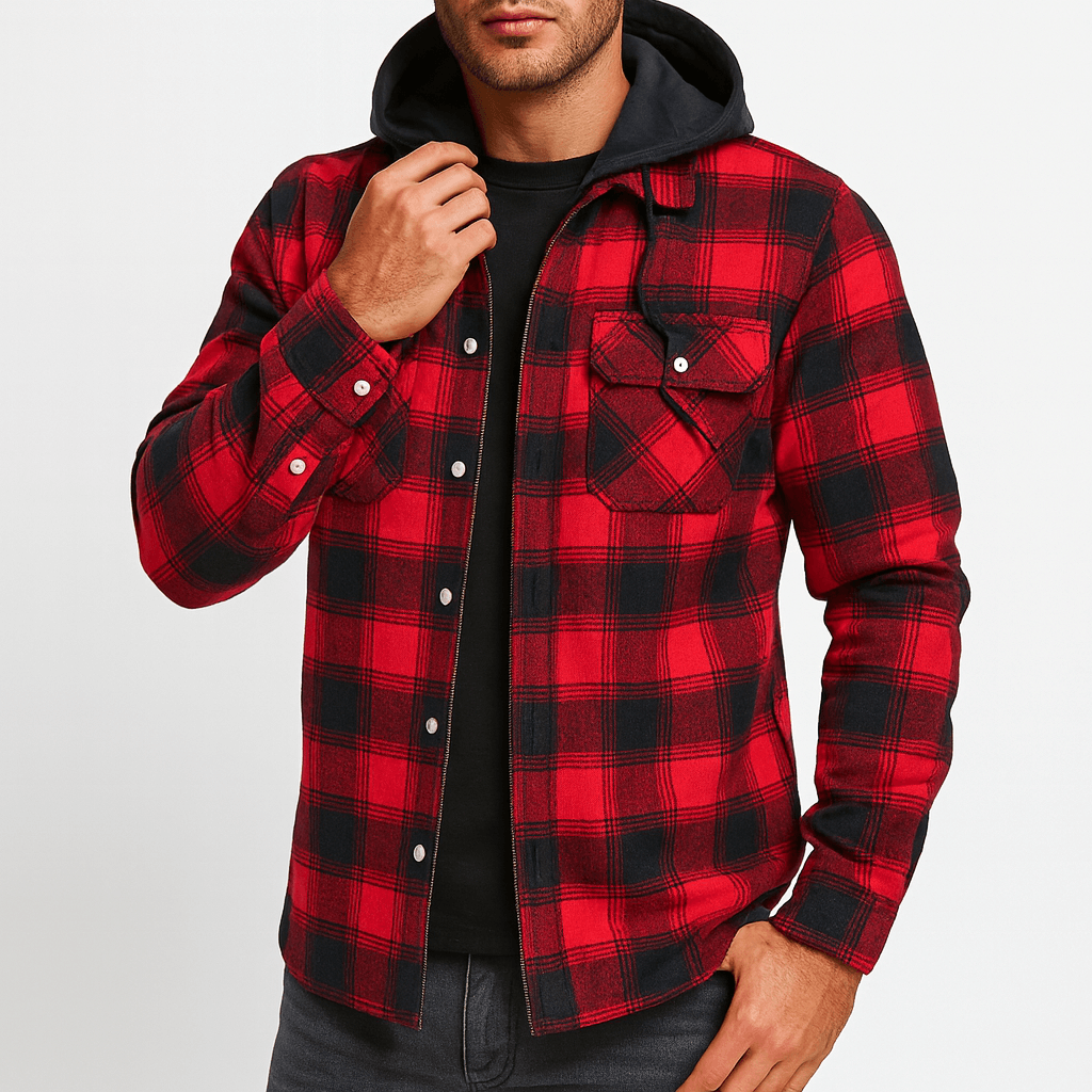 Bomber Plaid Jacket
