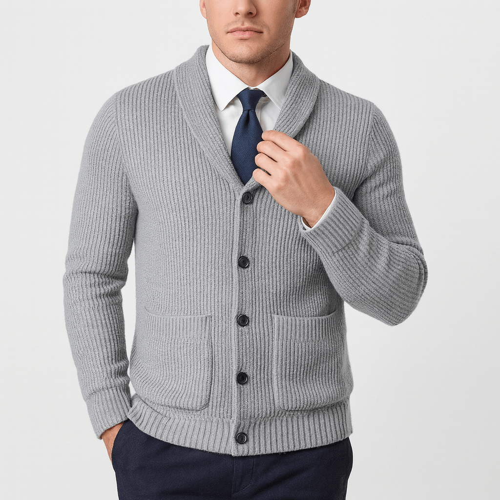 Button-Up Knit Cardigan
