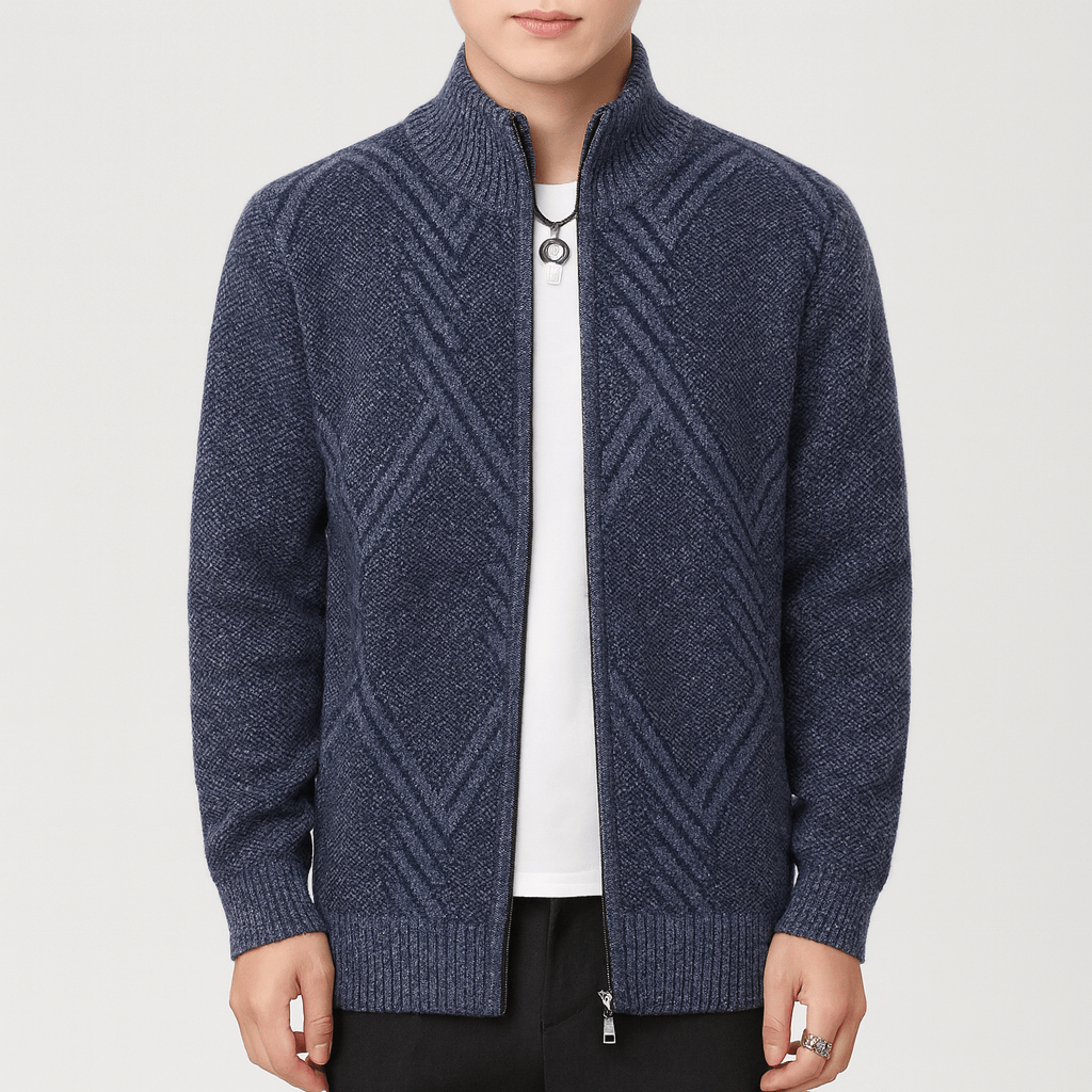Classic Knit Cardigan Vest