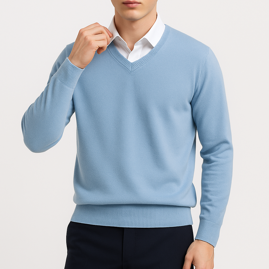 Elegant V-Neck Sweater