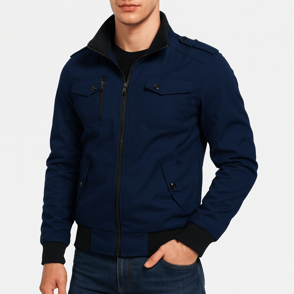 Epaulette Bomber Jacket