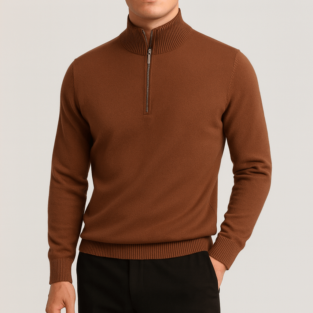 Knit Zip Sweater