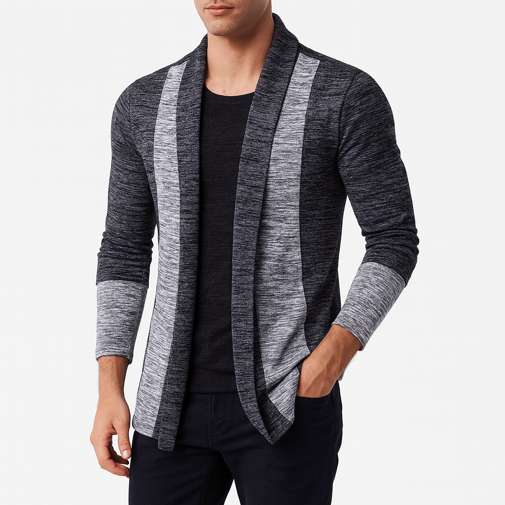 Open-Front Knit Cardigan