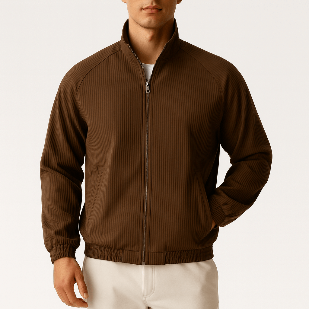 Ribbed Casual Jacket