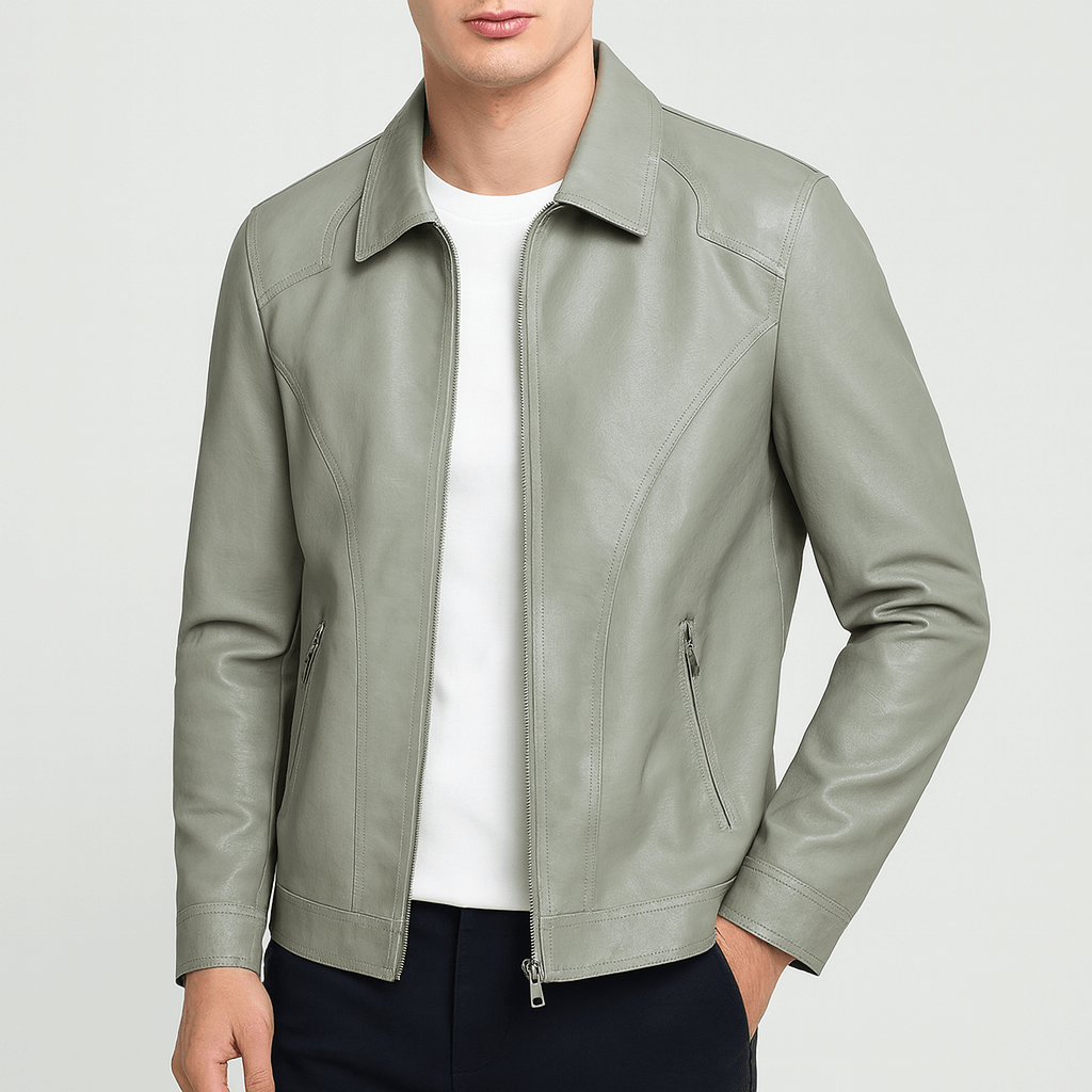 Slim Leather Jacket