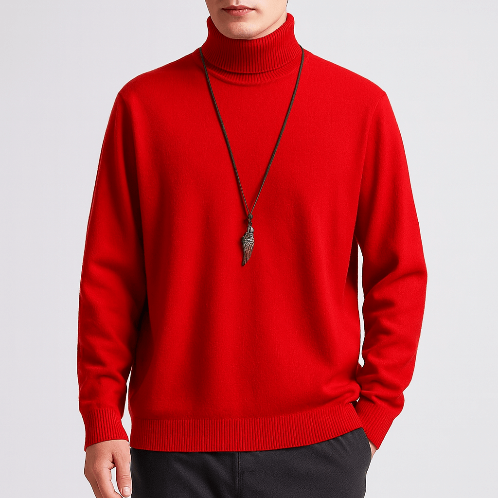 Turtleneck Knit Sweater