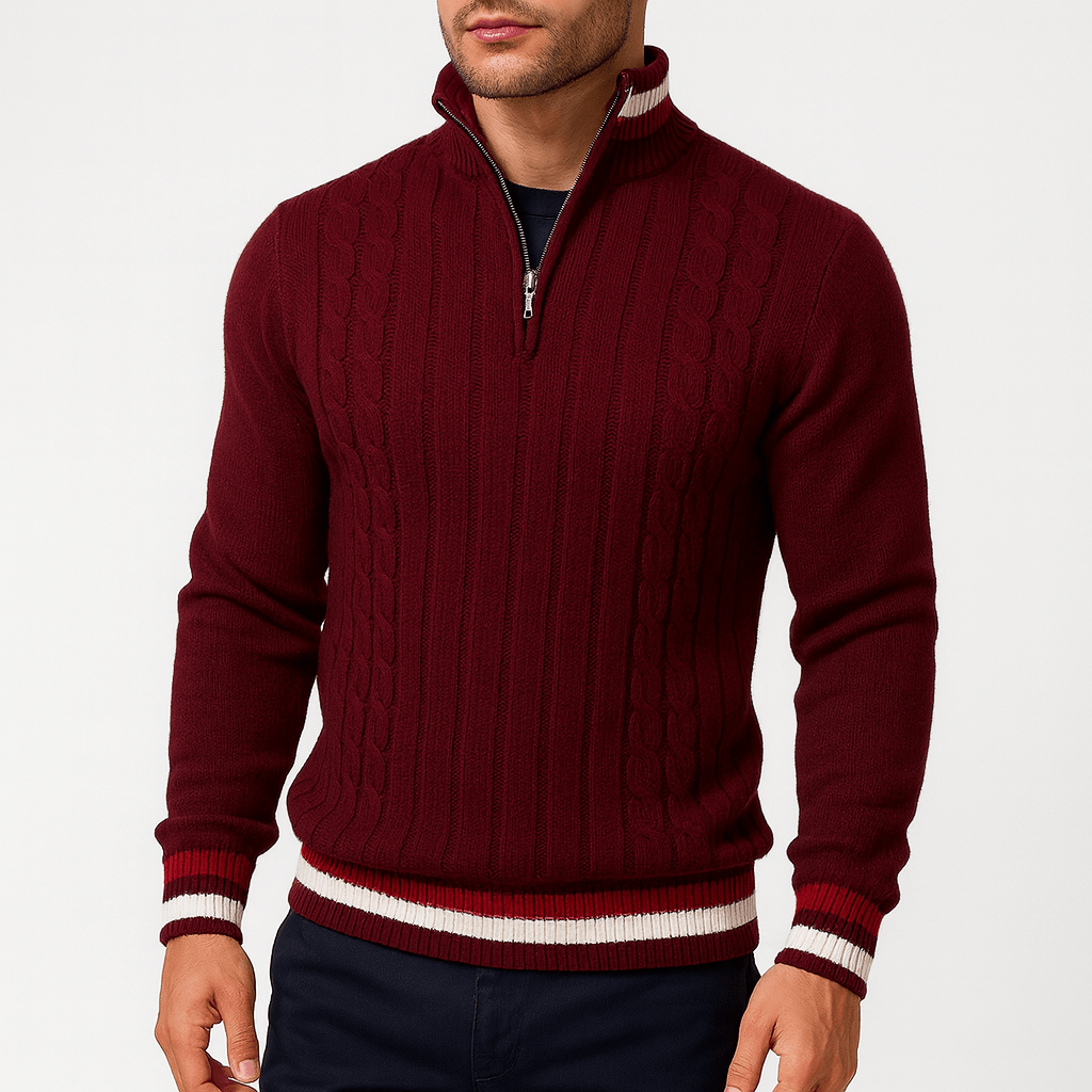 Wool Zip Sweater