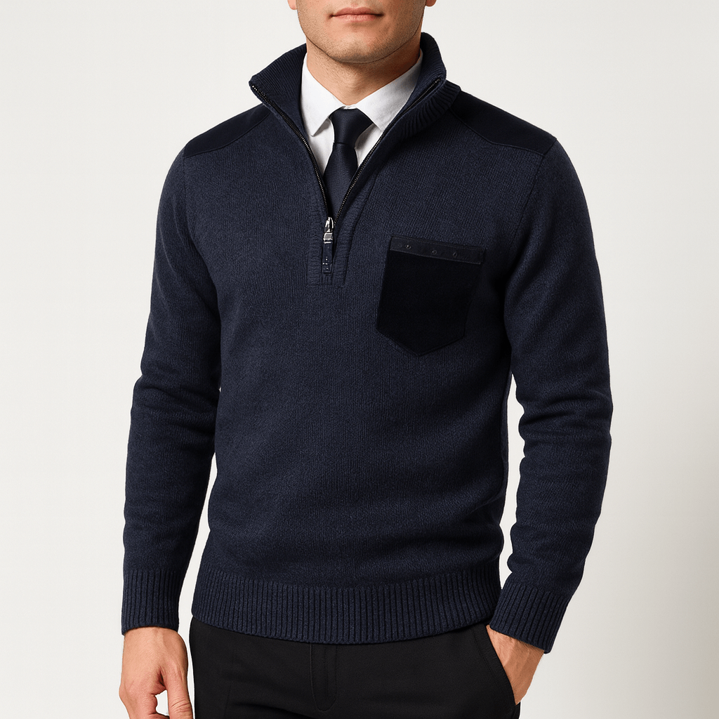 Wool Zip Sweater