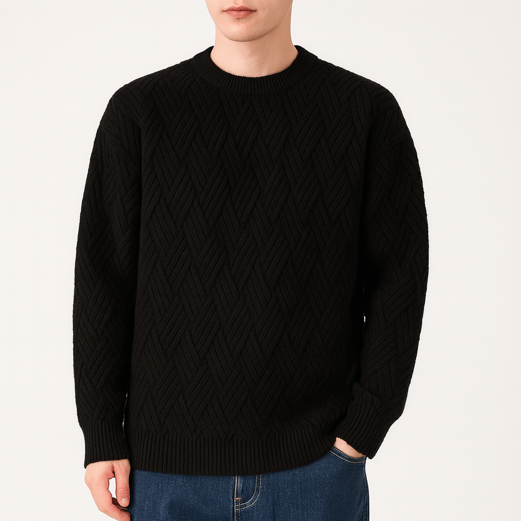 Men’s O-Neck Knit Pullover