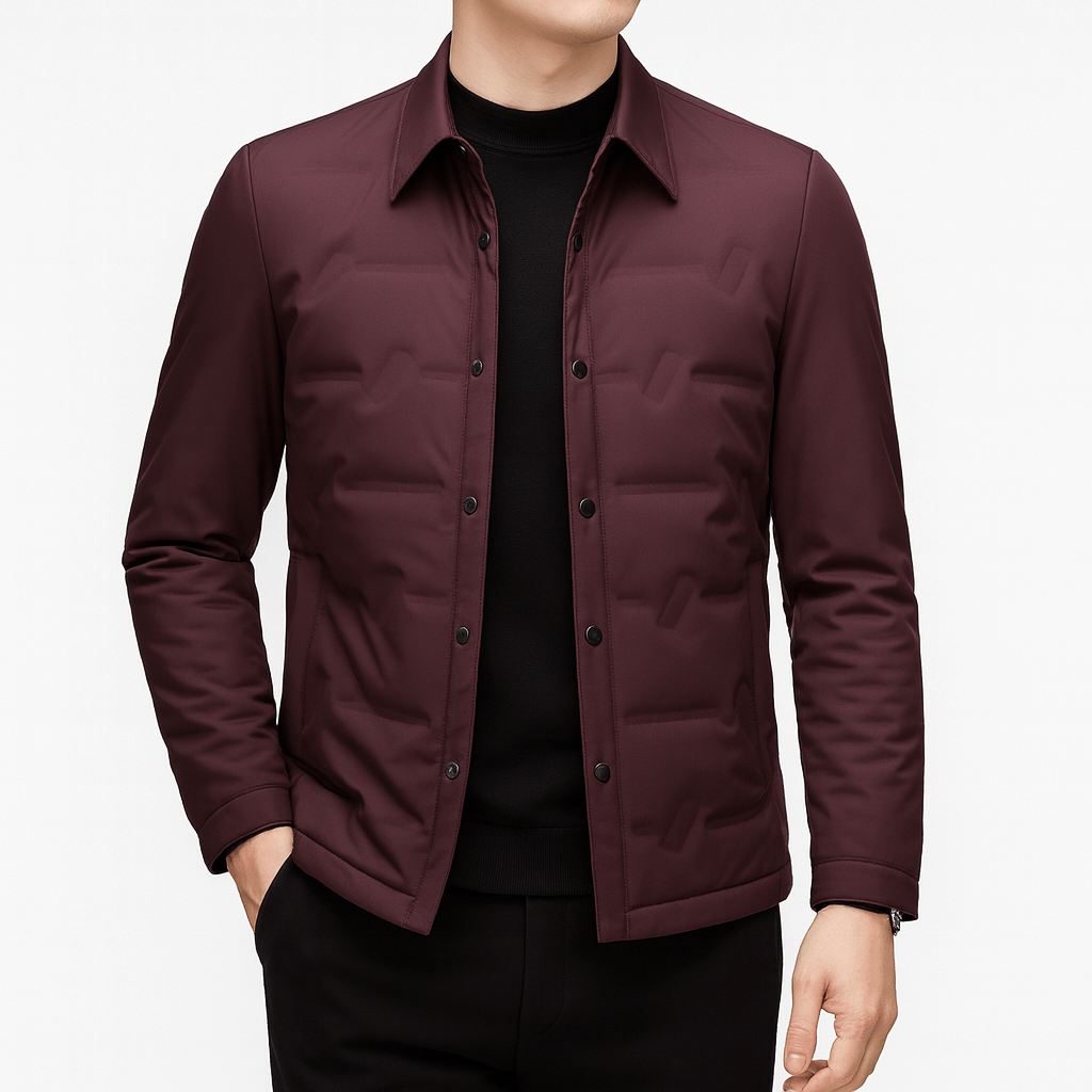 Men’s Quilted Shirt Jacket