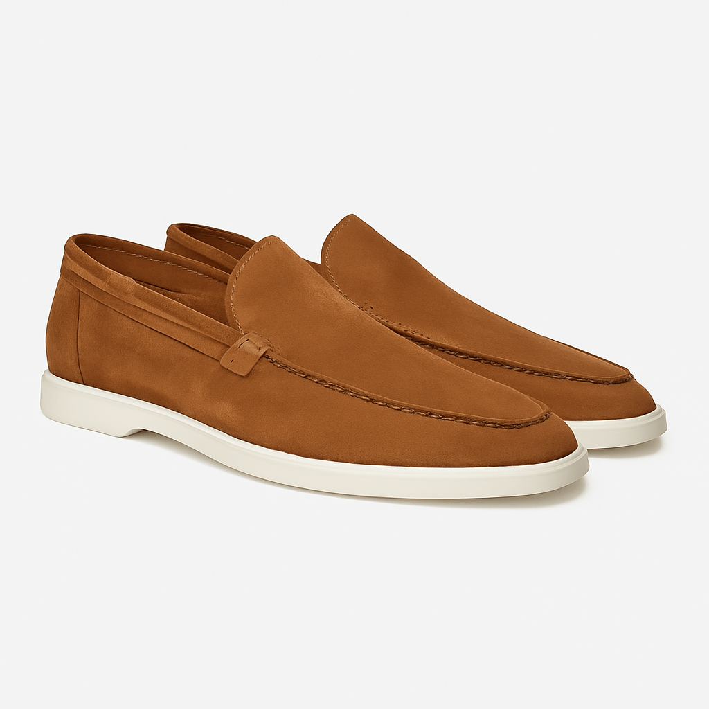 Men’s Suede Flat Loafers