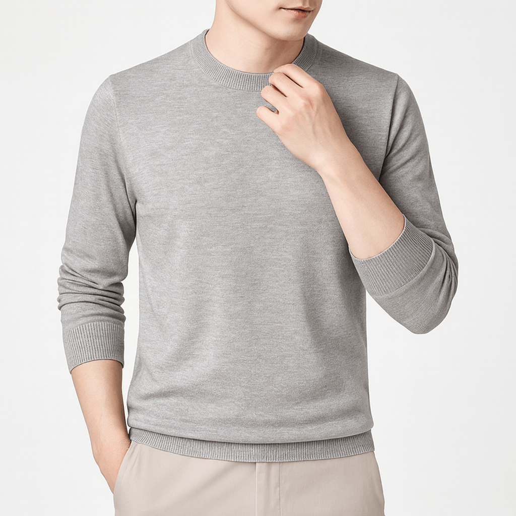 Men’s Classic Cotton Pullover Sweater