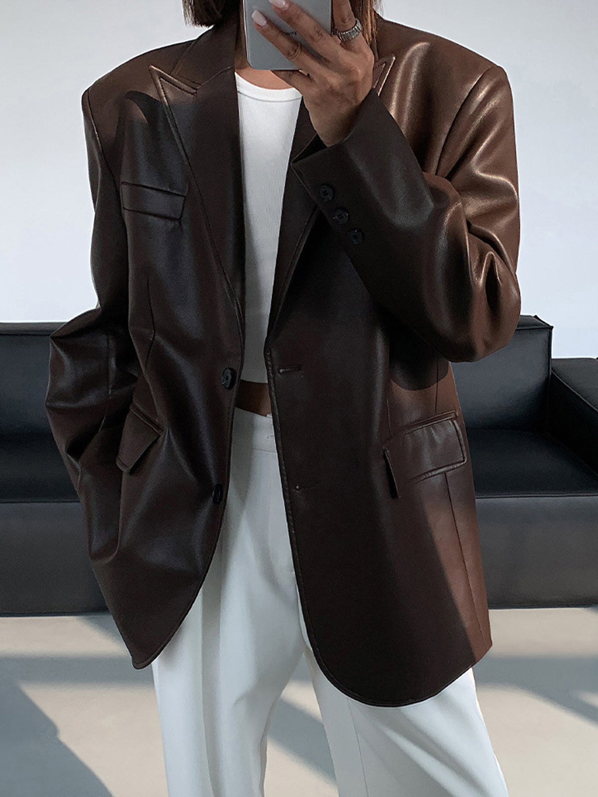 Chloe | Timeless Lapel Pockets Jacket