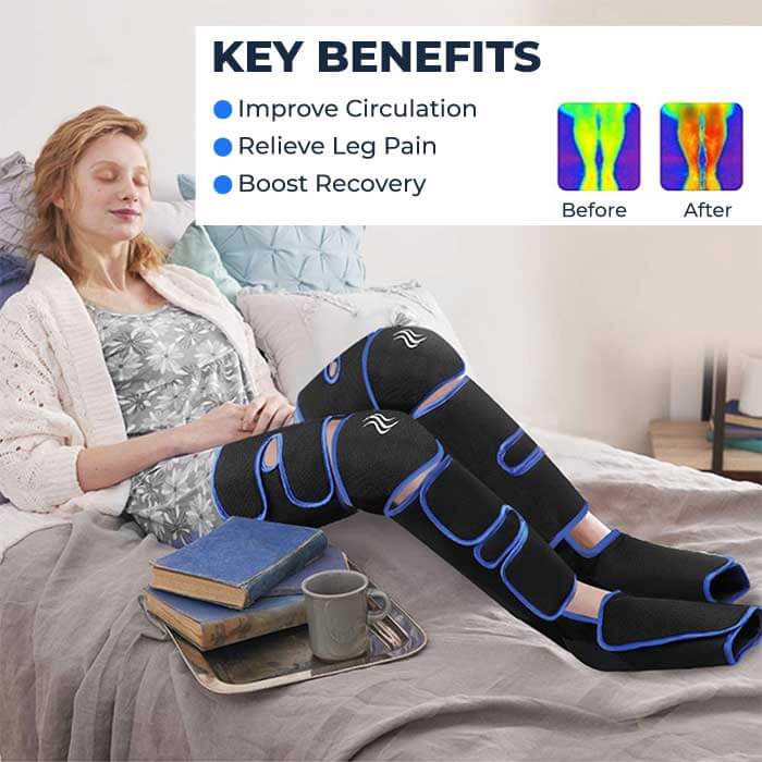 Comfortable Heat Leg Wrap with Adjustable Straps - BritishElegance
