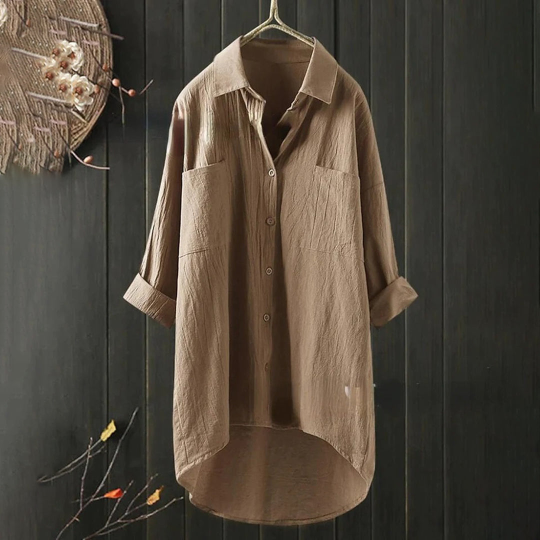 Casual Fit Women's Classic Button Down Shirt