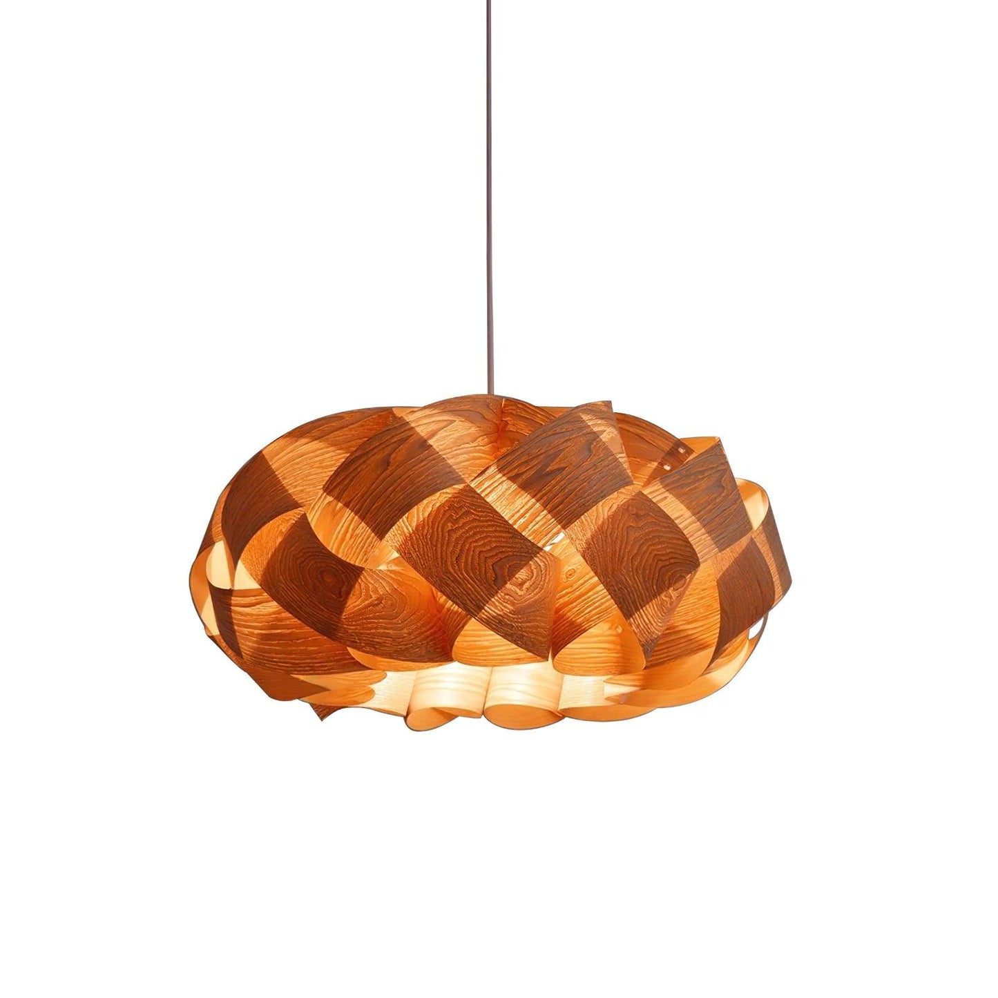 Rustic Wooden Hanging Light for Living Room