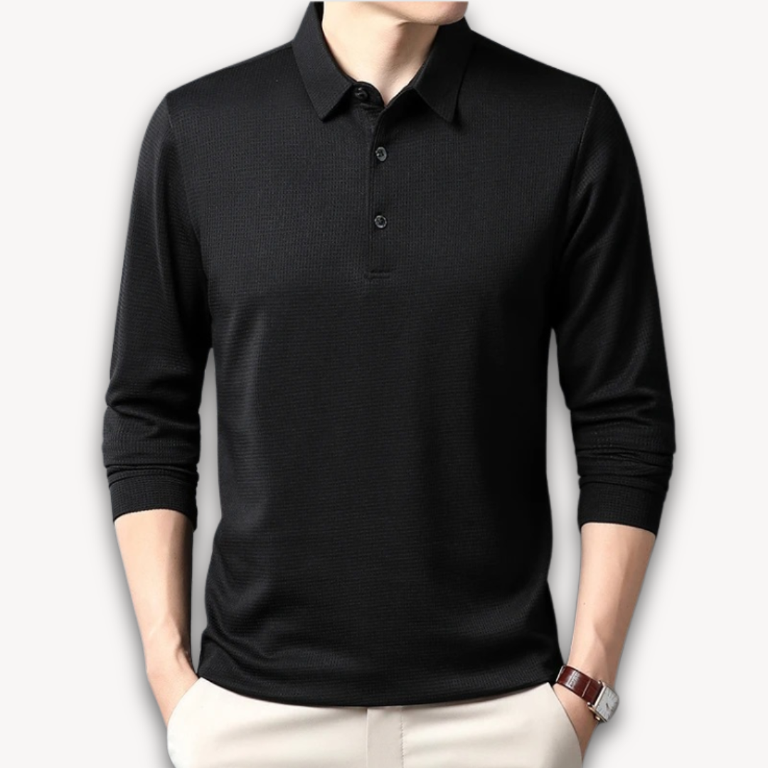 Men’s Classic Textured Polo Shirt