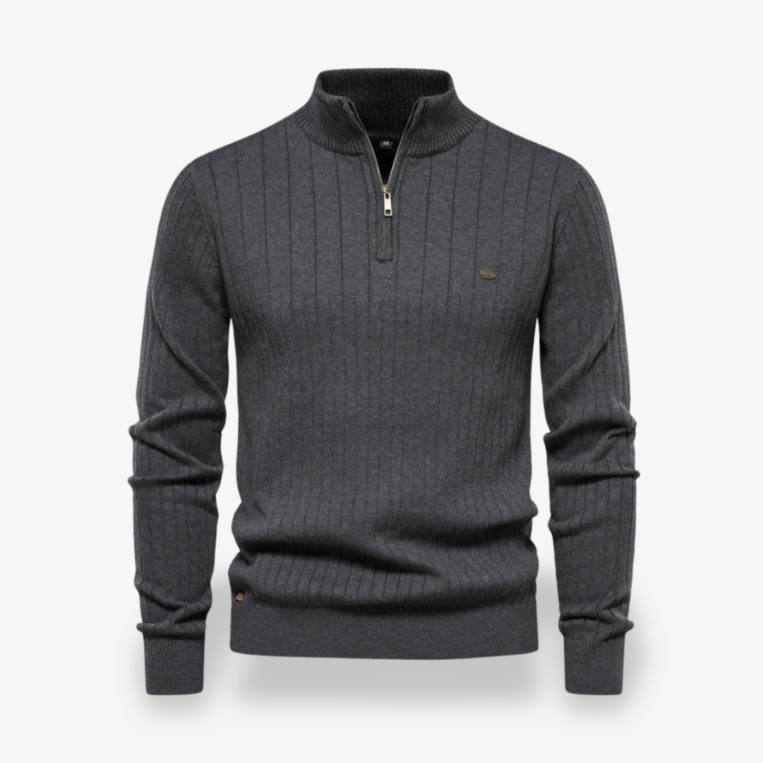 Men’s Classic Knit Zip Sweater