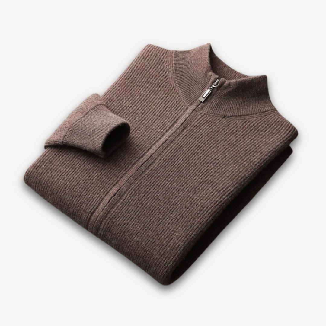 Men’s Slim Fit Zip Cardigan