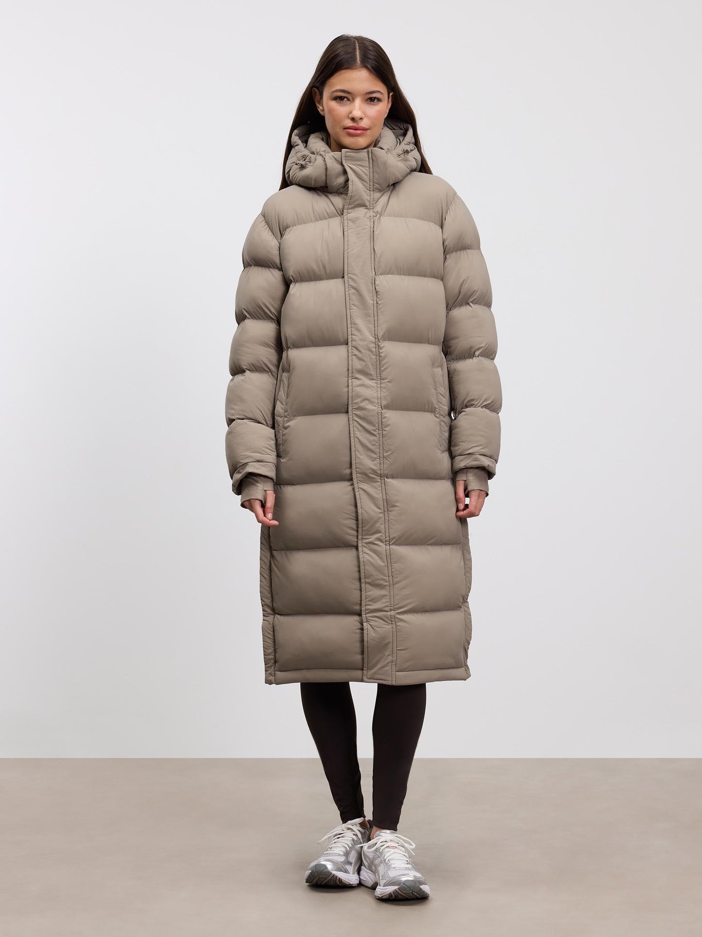 Ladies Thick Down Parka - Warm Full Length Coat - BritishElegance