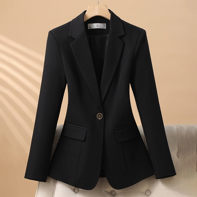 Isla Tailored Blazer | Single Button Closure Flap Pockets Blazer