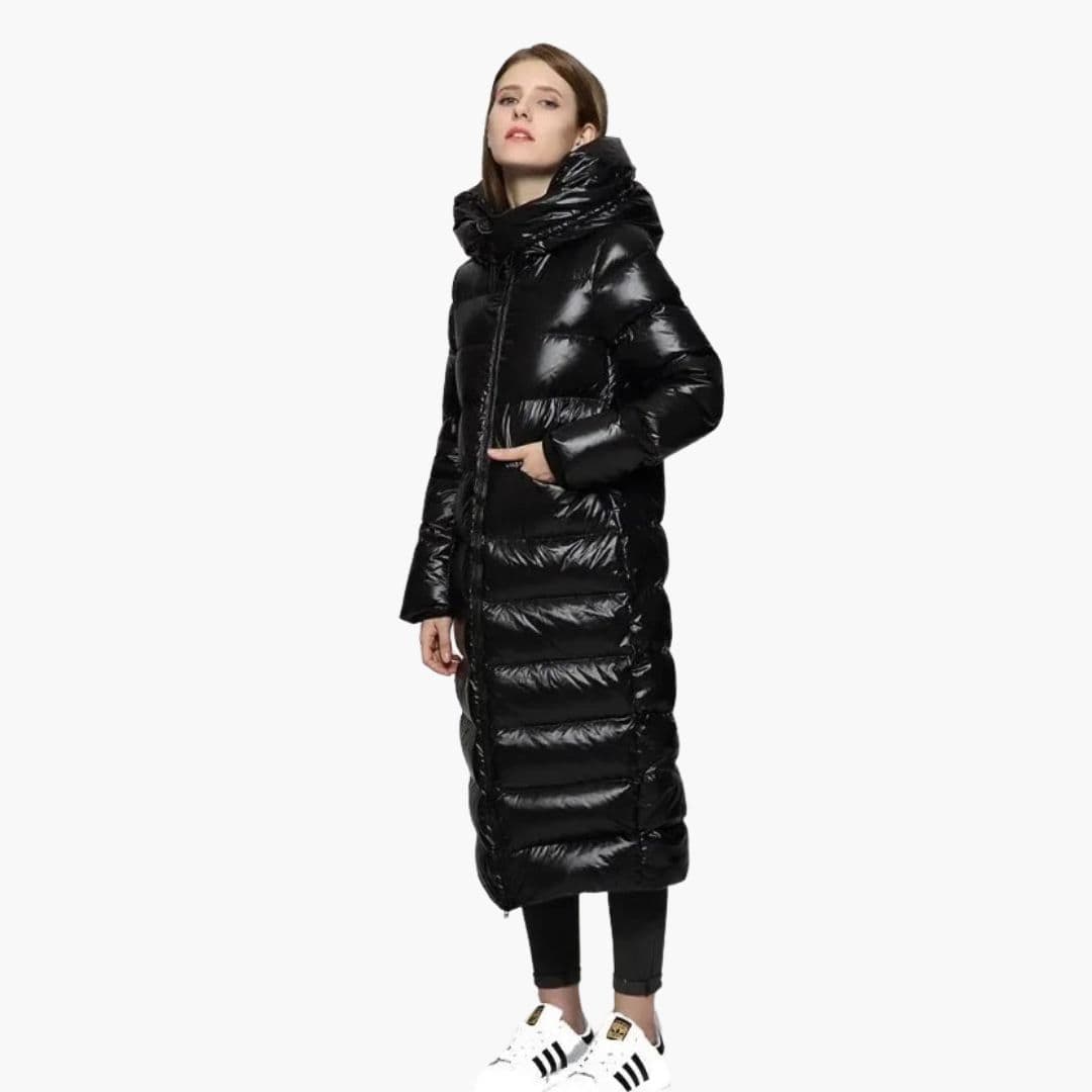 Women's Waterproof Down Puffer Parka Coat - BritishElegance