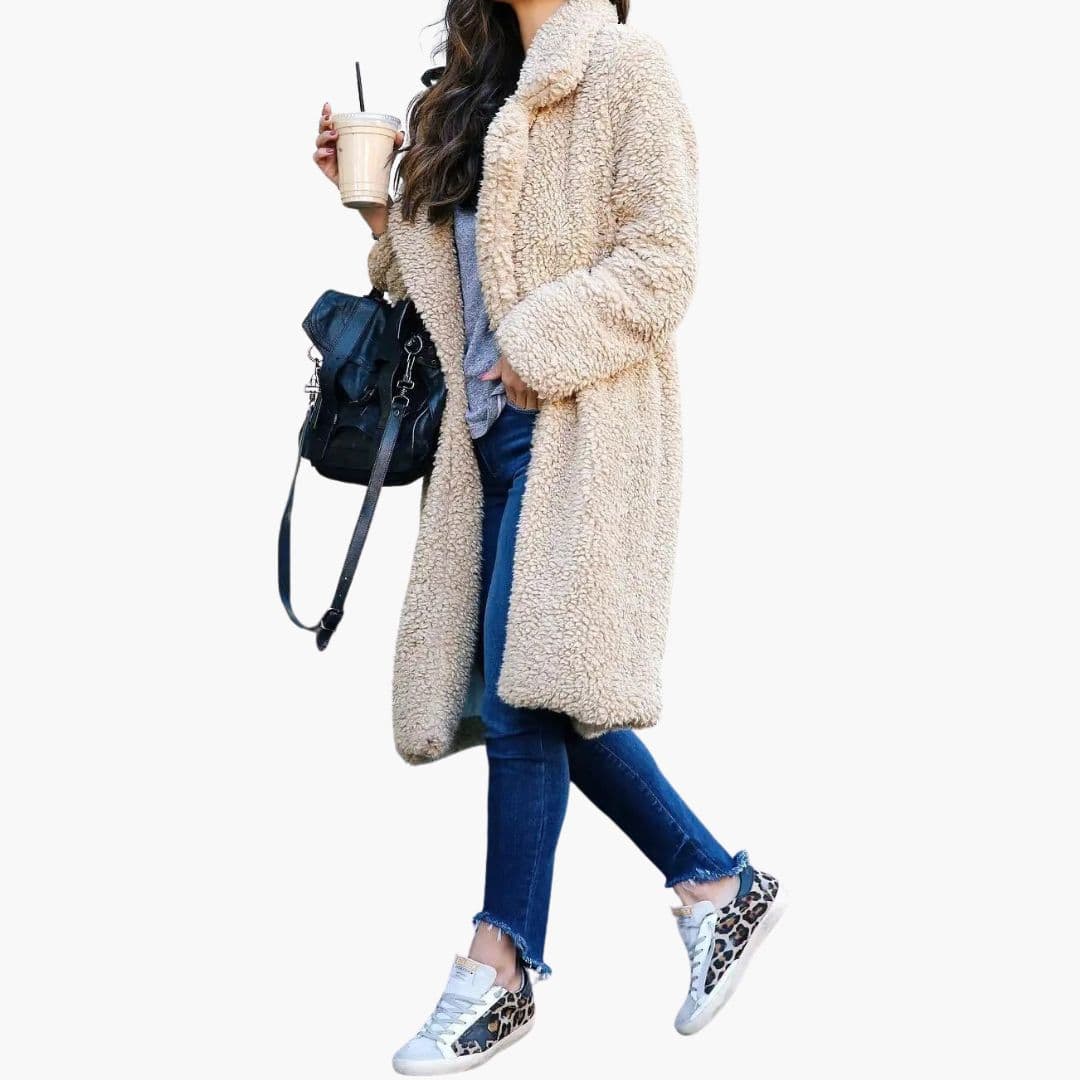 Warm Faux Fur Ladies Winter Coat