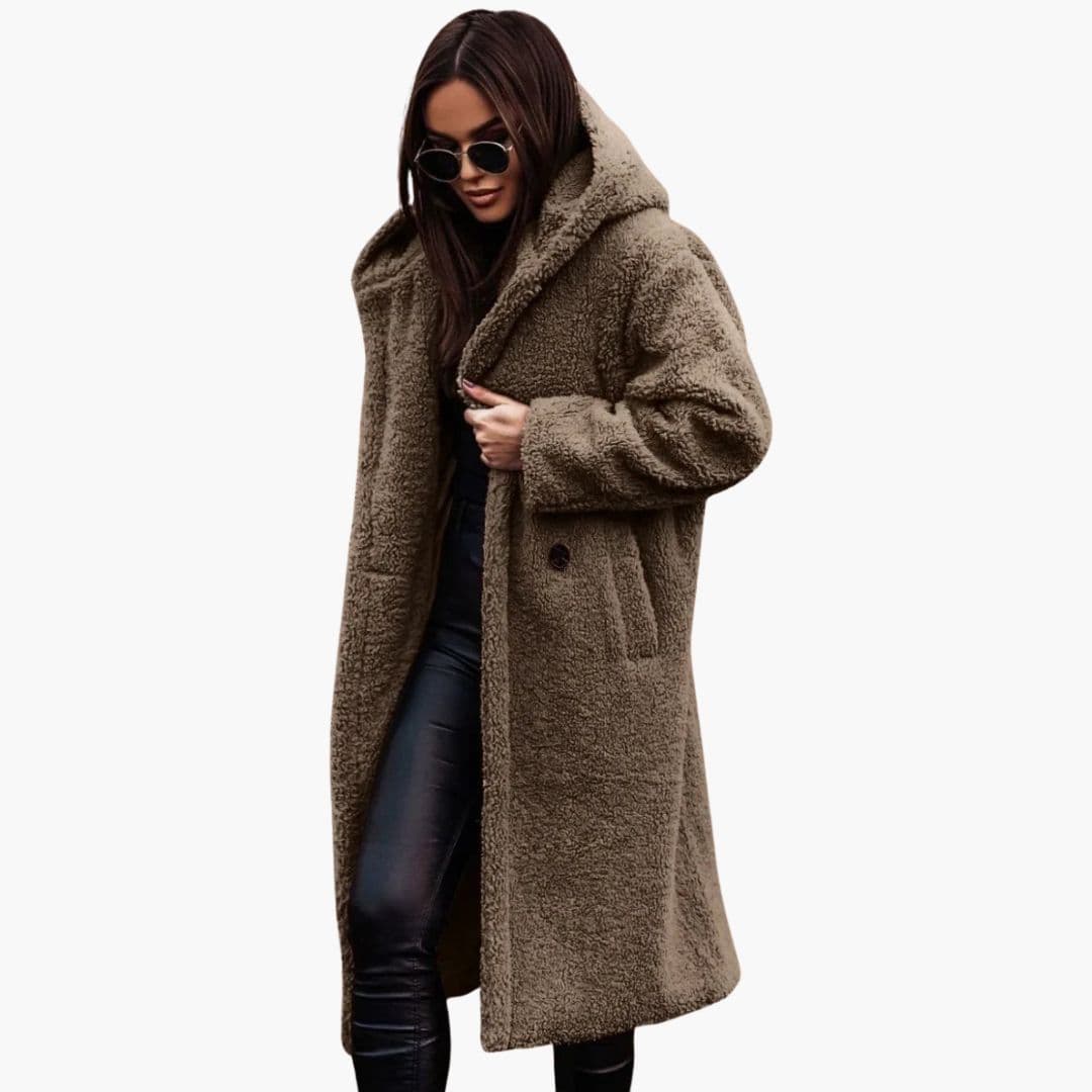 Cozy Plus Size Faux Fur Winter Coat