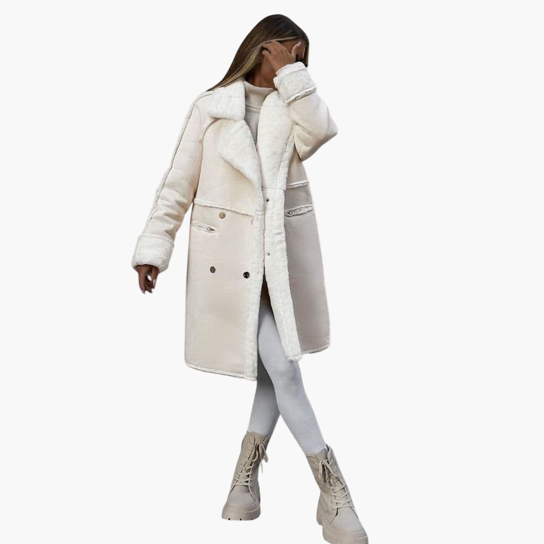 Luxurious Faux Fur Long Parka Coat