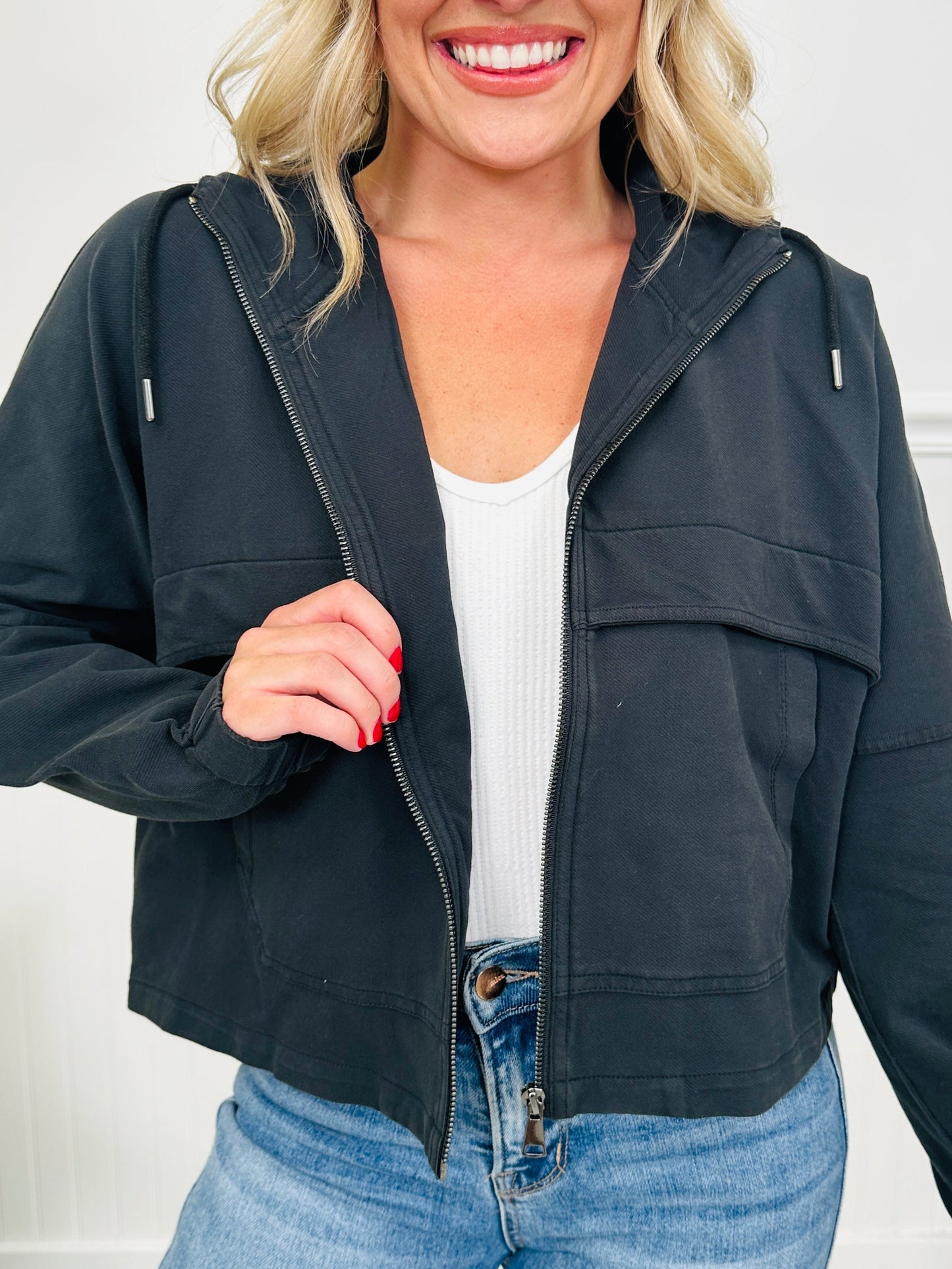 Marcelle | Timeless Cotton Blend Coat with Stretch