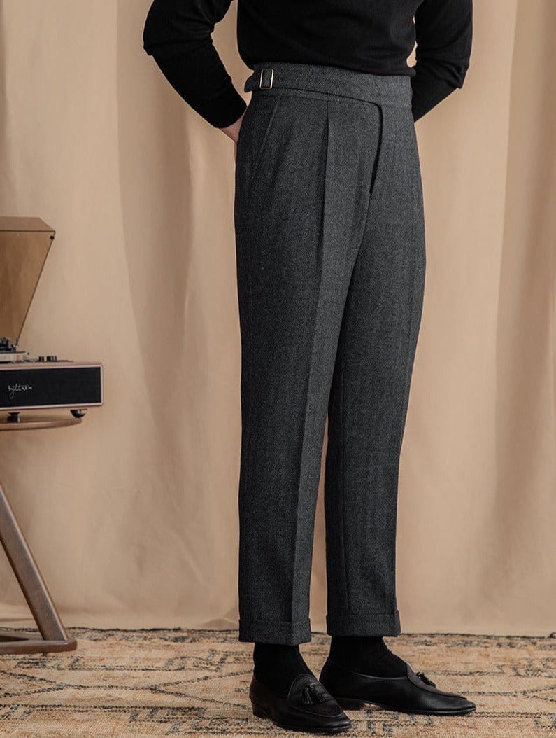 Santiago - Classic Pleated Trousers