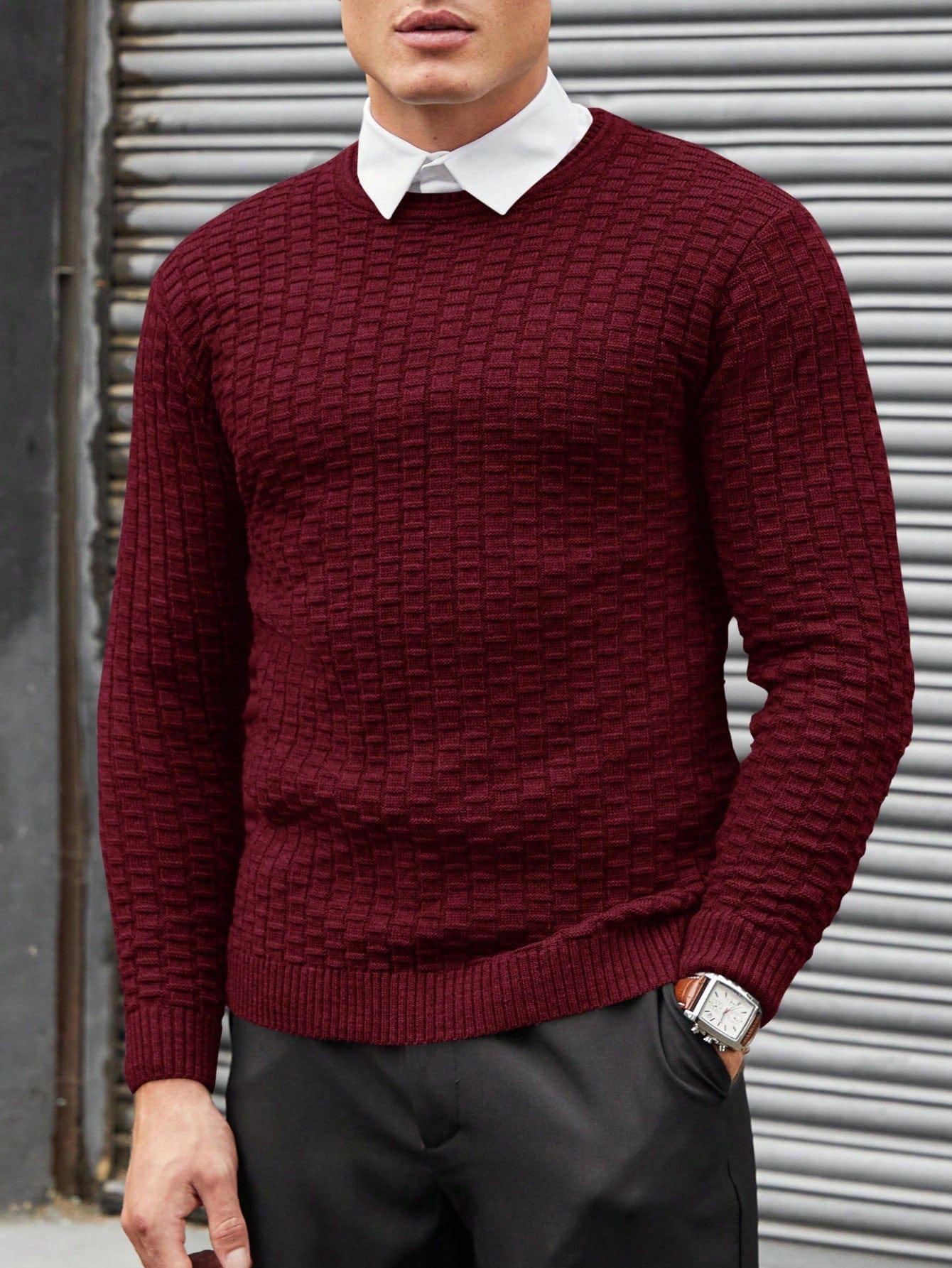 Joel - Old Money Jacquard Jumper Men