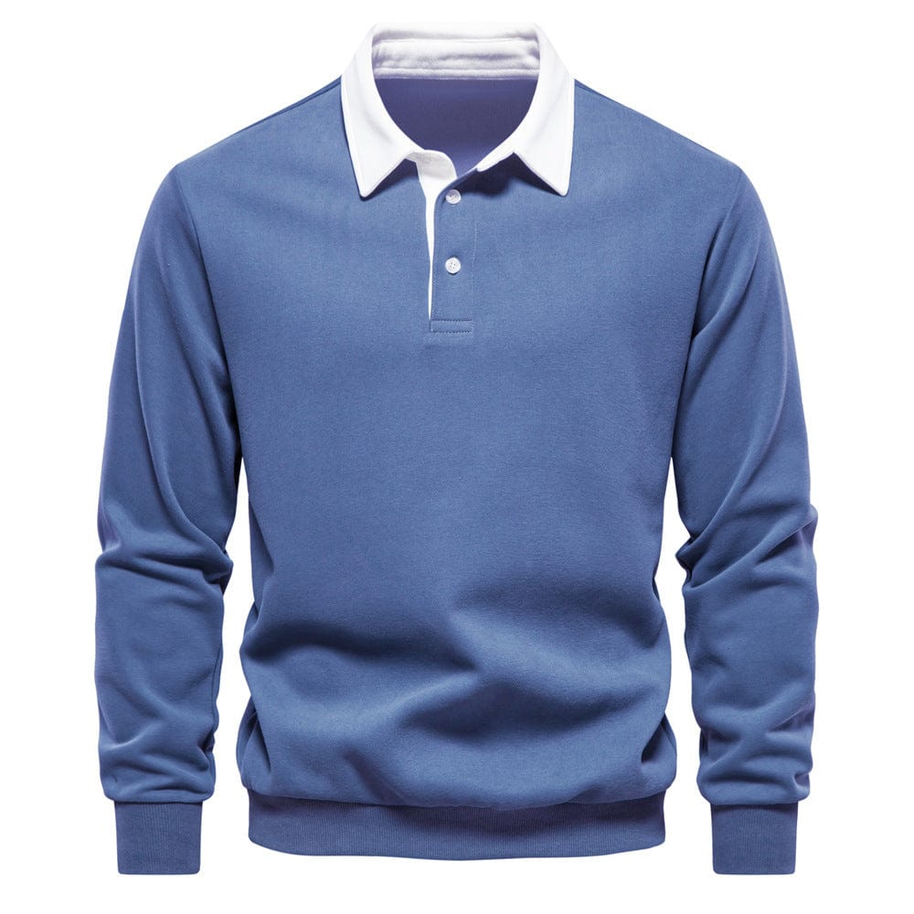 Old Money Polo Shirt Contrast Collar