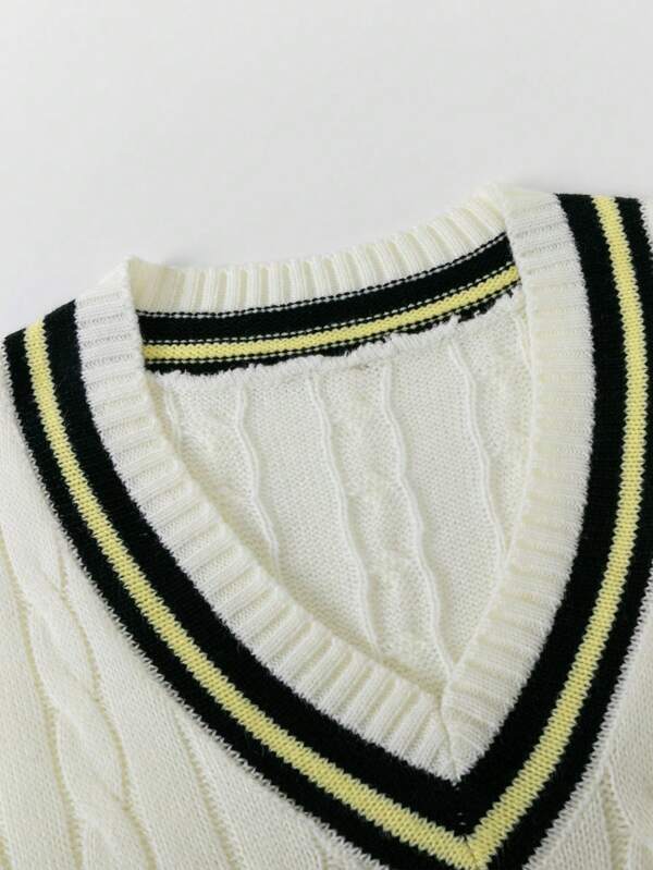 Old Money White V Neck Singlet Vest Men