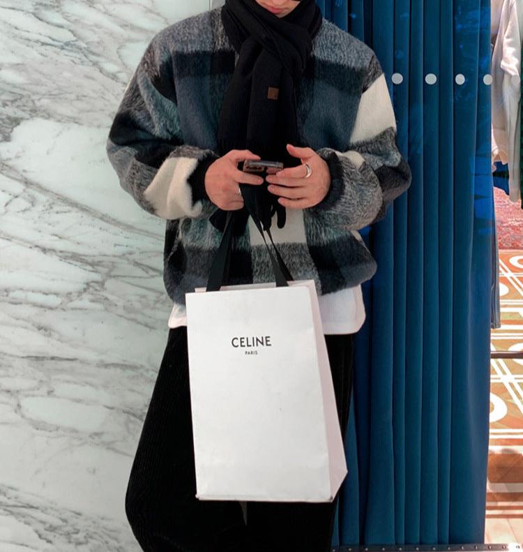 Color Block Winter Sweater Men