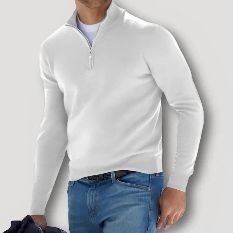 Rodney - Autumn Quarter Zip Sweater Men