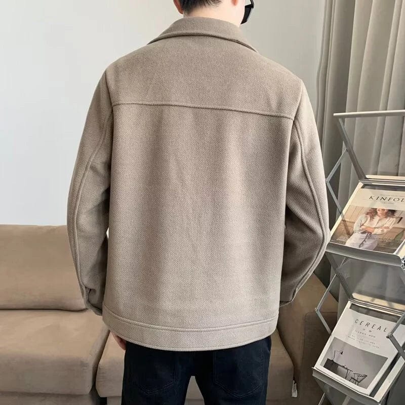 Malcolm - Casual Buttoned Wool Mens Jacket